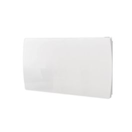 Radiador eléctrico fijo con inercia secado de cerámica 1500W Rubis oceánico - Fachada de vidrio - Blanco - NF Radiador eléctrico fijo con inercia secado de cerámica 1500W Rubis oceánico - Fachada de vidrio - Blanco - NF