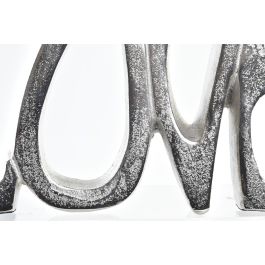 DKD Home Decor Decoracion Moderno Plateado Aluminio 29 x 3 x 16 cm (2 Unidades)