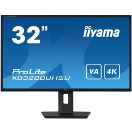 Iiyama Monitor ProLite XB3288UHSU-B5 32" UHD 4K, Panel VA, 60Hz, 3ms, HDMI, DisplayPort, USB, Altura Ajustable, Giratorio Precio: 264.94999982. SKU: B1J9QN7AE7