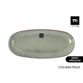 Fuente Oval Macarella Green 29x13.5x2.4 cm - Inde (24 Unidades)