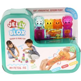 Goliath GOL8720077342897 Mis Mascotas y Yo - Juego de Construcción JELLY BLOX - 20 Bloques, 2 Personajes, 2 Animales - 2+ Años