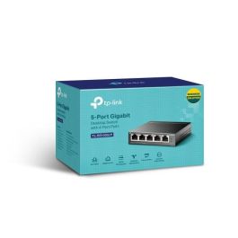 TP-LINK Switch Sobremesa de 5 puertos Gigabit con 4 puertos PoE+