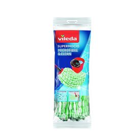 Vileda Fregona de Recambio Microfibra Eco para Limpieza de Suelos - Color Verde, 1 Unidad Precio: 3.50000002. SKU: S7904149