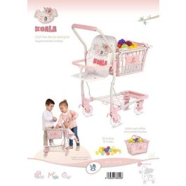 Carro compra koala portabebe con set 12 frutas para muñecas de hasta 50 cm 30x50x62 cm Carro compra koala portabebe con set 12 frutas para muñecas de hasta 50 cm 30x50x62 cm