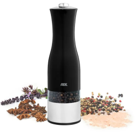 Ade Molinillo Eléctrico de Sal y Pimienta UTENSILIOS DE COCINA ADE4260578581721 Acero Inoxidable/Plástico Negro 22,5 cm Precio: 31.89000012. SKU: B17XZBN2BJ