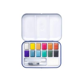Staedtler Estuche Metálico Acuarelas 888M M12-C, 12 Colores Metalizados, Incluye Pincel de Agua Precio: 17.89000004. SKU: B1AX37PHQ4