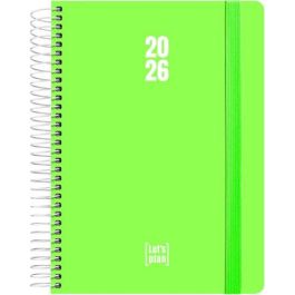 Agenda Anual (2026) Grafoplas Polipropileno Espiral Tapa Pp Con Goma A5 210X150 D/P Verde Fluor Precio: 12.79000008. SKU: B14GD8GGZ5