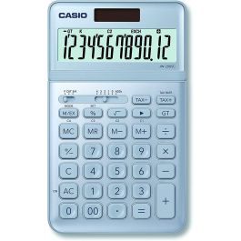 CASIO Calculadora con Pantalla de 12 Dígitos, Inclinable y de Color Azul Precio: 12.68999963. SKU: S0369370
