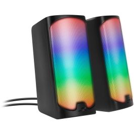 Speedlink Altavoces TONOS RGB Estéreo Inalámbricos Bluetooth USB 6W para PC Negro