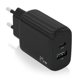 AISENS - CARGADOR 25W, 1xUSB-C PD3.0, 1xUSB-A QC3.0, NEGRO Precio: 4.99488726. SKU: B1JSYR4YQ8