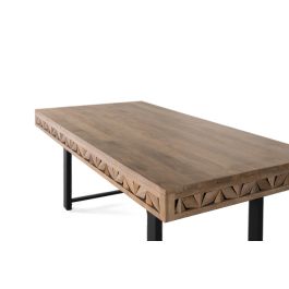 GINER Y COLOMER Mesa de Comedor Rectangular en Madera de Mango 200 cm