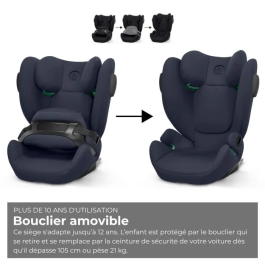 Cybex Silla de Coche Pallas B3 i-Size CBX4063846432059 Grupo 1/2/3 Reclinable Azul Marino