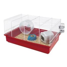 Ferplast FER8010690136486 Jaula para hámster con rueda, comedero, casita y bebedero