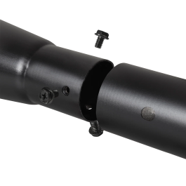 Columna Farola Desmontable Negra 4 Metros Aluminio para Báculos de 76mm