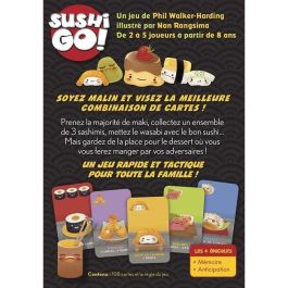 Asmodee Sushi Go! Juego de Cartas de Elección Rápida para Familias y Amigos
