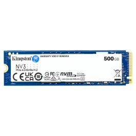 Kingston NV3 SSD NVMe PCIe 4.0 x4 M.2 500GB (Lectura 5000 MB/s, Escritura 3000 MB/s)