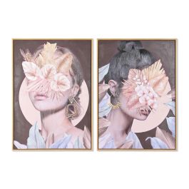 Cuadro DKD Home Decor Flores Moderno (50 x 3,5 x 70 cm) (2 Unidades) Precio: 83.49999944. SKU: B1J5HNJHY2