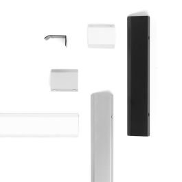 Viefe Tirador Aluminio Modelo Curve Negro Mate Distancia Agujeros 128mm Precio: 5.50000055. SKU: B186F4AKSS