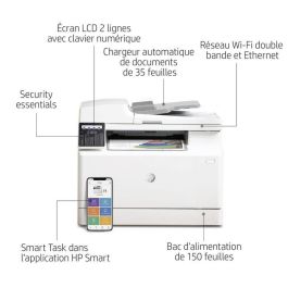 HP M183fw Color LaserJet Pro MFP Impresora Láser Multifunción: Impresión, Escáner, Copia, Fax. WiFi y HP Smart App HP M183fw Color LaserJet Pro MFP Impresora Láser Multifunción: Impresión, Escáner, Copia, Fax. WiFi y HP Smart App