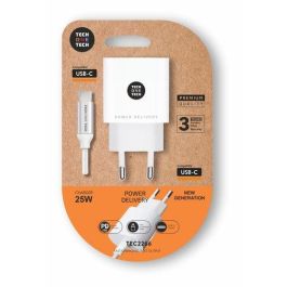 Cargador Tech-One-Tech Pared Blanco + Cable Usb-C - Usb-C Alto Rendimiento Pd 20W Cargador Tech-One-Tech Pared Blanco + Cable Usb-C - Usb-C Alto Rendimiento Pd 20W Precio: 11.49999972. SKU: B18TS77HSP