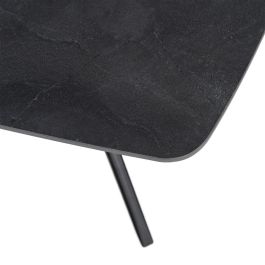 Mesa Centro Negro Piedra Sinterizada 120 X 60 X 42 cm