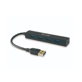 Equip Hub USB 3.0 de 4 Puertos SuperSpeed 5Gbps Negro Plug & Play Para Netbook Notebook PC Alimentación USB Precio: 17.5000001. SKU: S7807172