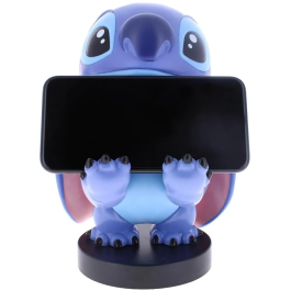 Cable Guy EXQUISITE GAMING Soporte Figura Stitch Disney 21cm para Mandos y Móviles