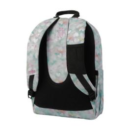 Totto Mochila Escolar Corazones Pastel MA04ECO001-23110-4HX Liviana y Práctica con Compartimento para PC de 14 Litros 20.3