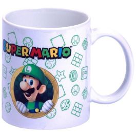 Nintendo Hucha y Taza de cerámica Luigi Super Mario Bros