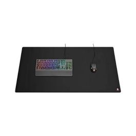 Deltaco Gaming DMP440 - Alfombrilla de Ratón Gaming XXL Negro, 1200 x 600 x 4 mm, Base Antiderrapante, Lavable, Bordes Rematados, GAM-081