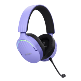 Trust Auriculares Gaming Inalámbricos GXT 491P Fayzo Doble Conexión 2.4GHz y Bluetooth Morado 25305