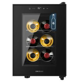 Cecotec Vinoteca GrandSommelier 600, 6 botellas, termoeléctrica, acero inoxidable, LED, negro Precio: 140.9771. SKU: B1AN2BGKS2
