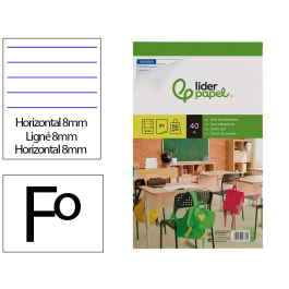 Liderpapel Bloc examen horizontal folio 40 hojas 60 g/m² Precio: 21.49999995. SKU: B1EZ2YGPHH