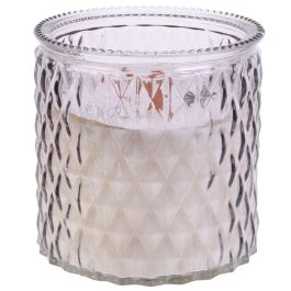 The Candle Factory Vela Perfumada en Vaso de Cristal con 2 Mechas de Madera Aromas Surtidos 650g 55h