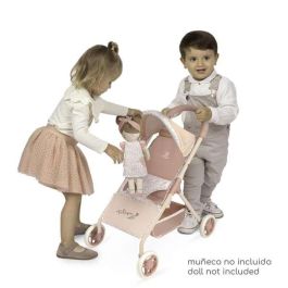 Decuevas Silla de Muñeca 4 Ruedas para Muñecas hasta 50 cm, Edad 3+ Años, Metal Plástico Poliéster Decuevas Silla de Muñeca 4 Ruedas para Muñecas hasta 50 cm, Edad 3+ Años, Metal Plástico Poliéster