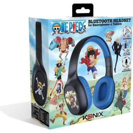 Konix Auriculares inalámbricos supraaurales Konix One Piece, Bluetooth 5.3, batería 30 horas, para smartphones y tablets
