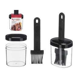 Kinvara Bote con Pincel de Silicona Negro 7.5x17x6 cm (Set de 24) Precio: 43.68999998. SKU: B17ZEMP9NH