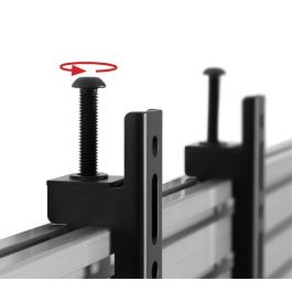 B-Tech System X Universal Interface Arms VESA 200 hasta 47" 70 kg Negro