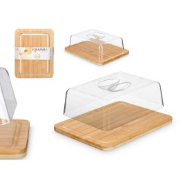 Kinvara Quesera Rectangular de Bambú y Plástico 26x7.3x20 cm (Set de 12) Precio: 45.69000051. SKU: B19ZHBBQLF