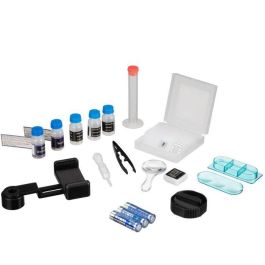 Microscopio 40x-640x - BRESSER JUNIOR - iluminación LED - kit de experimentación - azul Microscopio 40x-640x - BRESSER JUNIOR - iluminación LED - kit de experimentación - azul