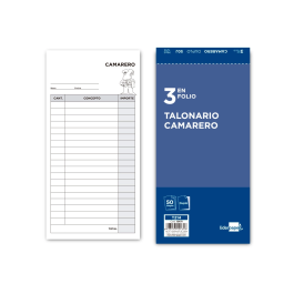 Liderpapel Talonario Camarero Original y Copia T214 3/Fº 102x205mm Precio: 17.5000001. SKU: B128YHBHFM