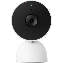 Google Nest Cam Indoor - Cámara de Seguridad IP Wi-Fi Interior, 1080p, Visión Nocturna, Audio 2 Vías, Blanca