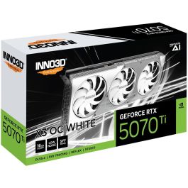 Inno3D RTX 5070 Ti 16GB GDDR7 X3 OC Triple Fan Blanca