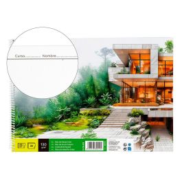 Bloc Dibujo Liderpapel Lineal Arquitectura 230x325 mm 20 Hojas 130 gr-M2 Con Recuadro Perforado 5 unidades Precio: 8.78999992. SKU: B15LDFA42P