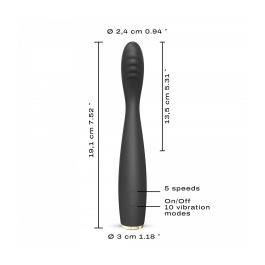 Vibrador clásico Dorcel Negro