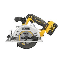 DeWALT Sierra Circular Inalámbrica 12V, Disco 14 cm 3600 RPM, Ajuste de Corte Biselado, Batería de Litio, DCS512P2-QW