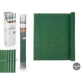 Ibergarden Rollo Cañizo Valla Verde PVC 6x10x10 cm (6 Unidades)