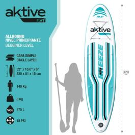 Tabla de Paddle Surf Hinchable con Accesorios Aktive Tabla de Paddle Surf Hinchable con Accesorios Aktive