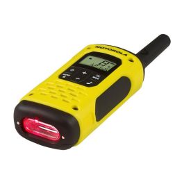 Motorola Walkie Talkie T92H2O Duo, Alcance Hasta 10Km, Resistente Agua IP67, Incluye Cargador y 2 Unidades, Color Negro y Amarillo, Modelo A9P00811YWCMAG