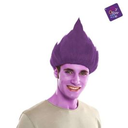 Peluca de troll morada Peluca de troll morada